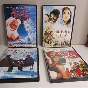 Christmas dvds, lot of four